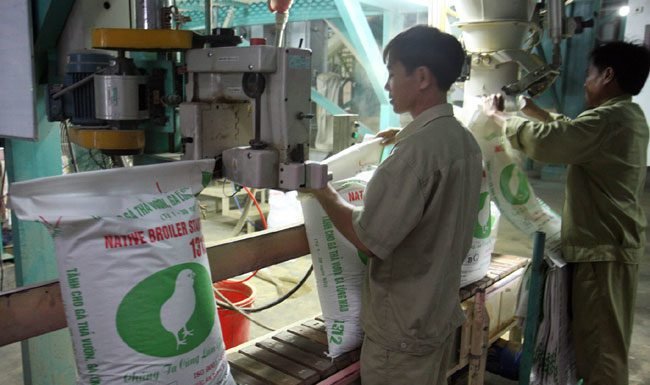 Foreign Invested Enterprises (FIEs) hold 80% of the Vietnam animal feed market share