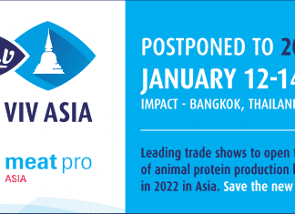 VIV Asia and Meat Pro Asia postponed to January 2022