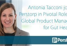 Antonia Tacconi joins Perstorp in Pivotal Role as Global Product Manager for Gut Health