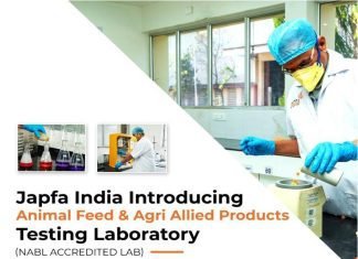 JAPFA India Introducing Animal Feed and Agri Allied Products Testing Laboratory (An NABL accredited Lab) in Maharashtra and West Bengal