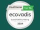 Perstorp receives EcoVadis platinum rating for sustainability work