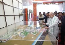 Amit Shah inaugurates a new animal feed plant at Sabar Dairy in Himatnagar, Gujarat.