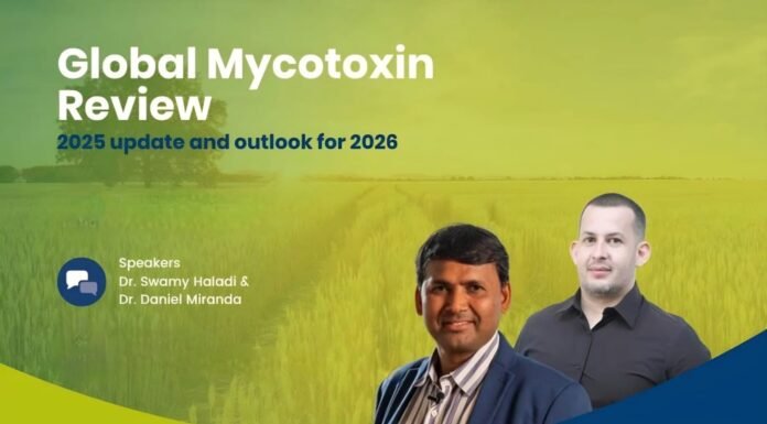 Trouw Nutrition 2025 Global Mycotoxin Review deploys robust model to identify threats to manage in 2026 feed formulation and livestock production
