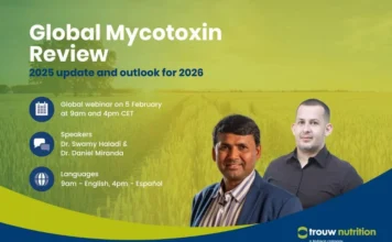 Trouw Nutrition Global Mycotoxin Review Delivers Insights to Support Feed Safety, Quality Assurance, and Mitigation Strategies in 2026
