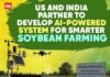 India-US Team to Develop AI System for Precision Soybean Breeding